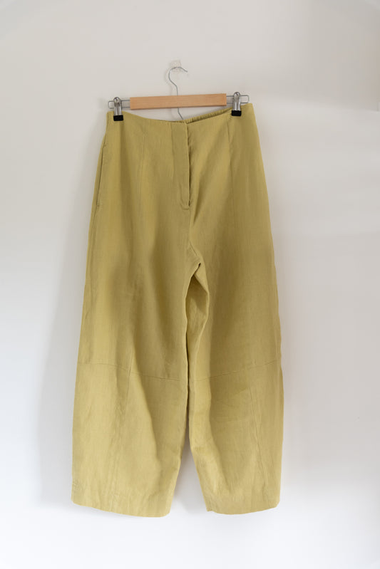 ATM Collection Linen Trousers in Seagrass (4)