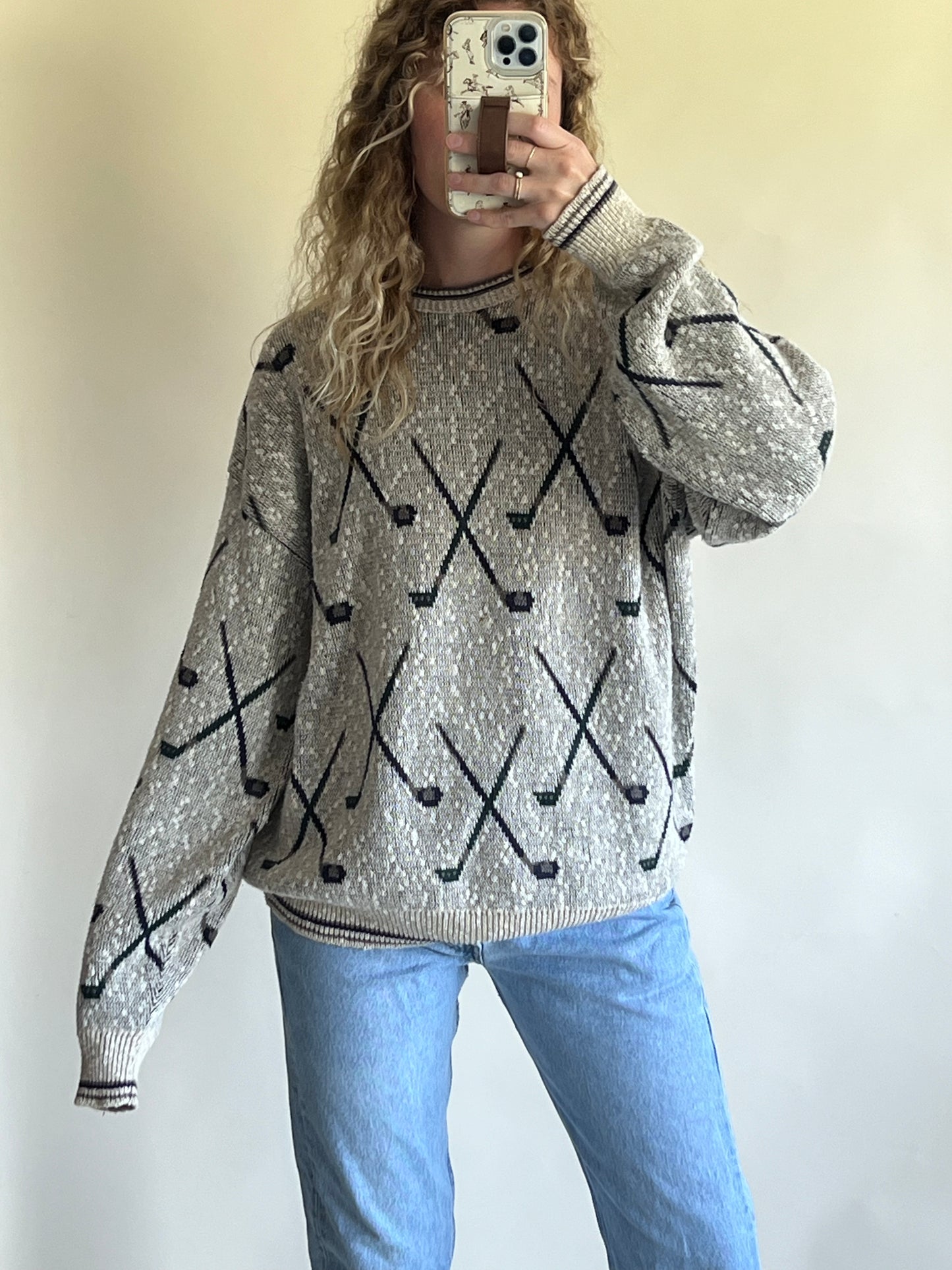 Vintage Golf Sweater (L)