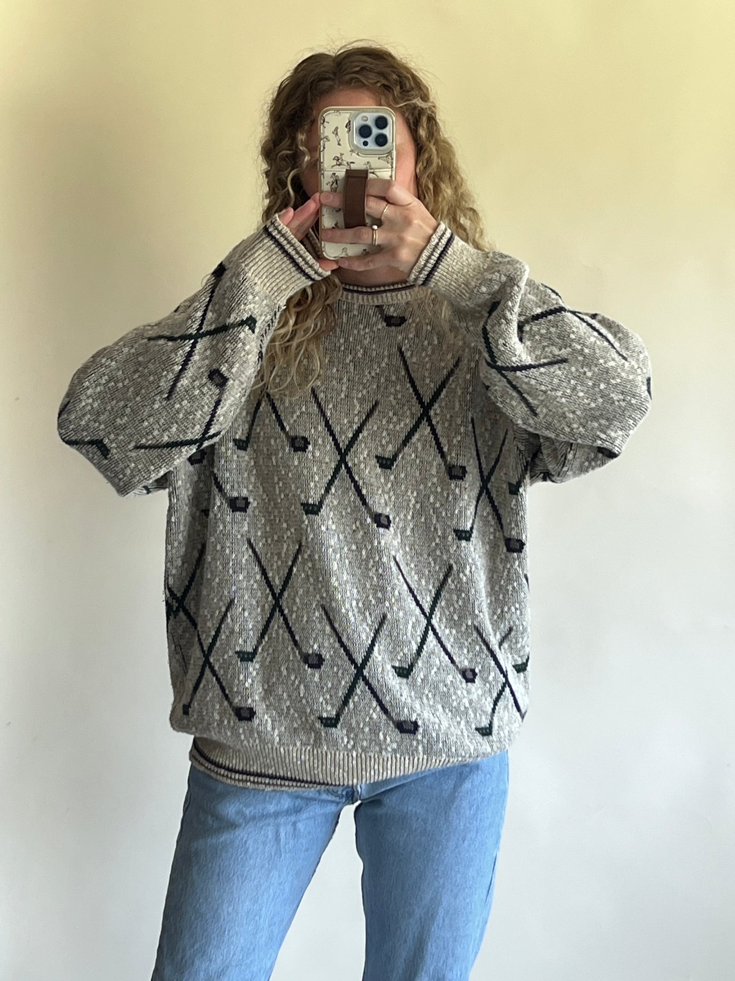 Vintage Golf Sweater (L)