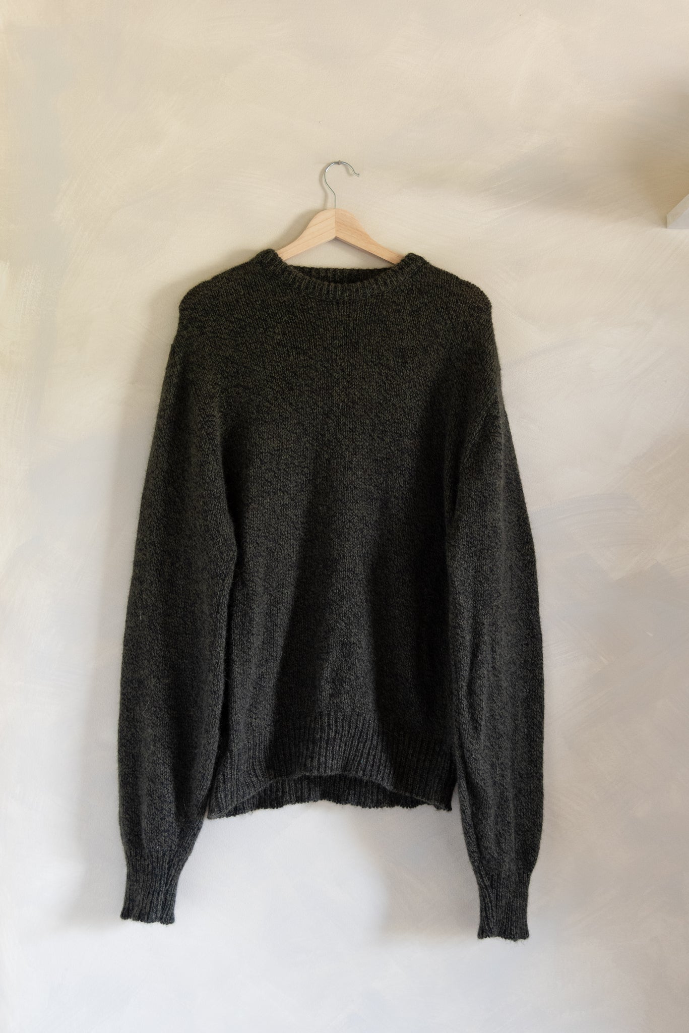 Environmental Clothing Co. Wool Sweater in Green (L)