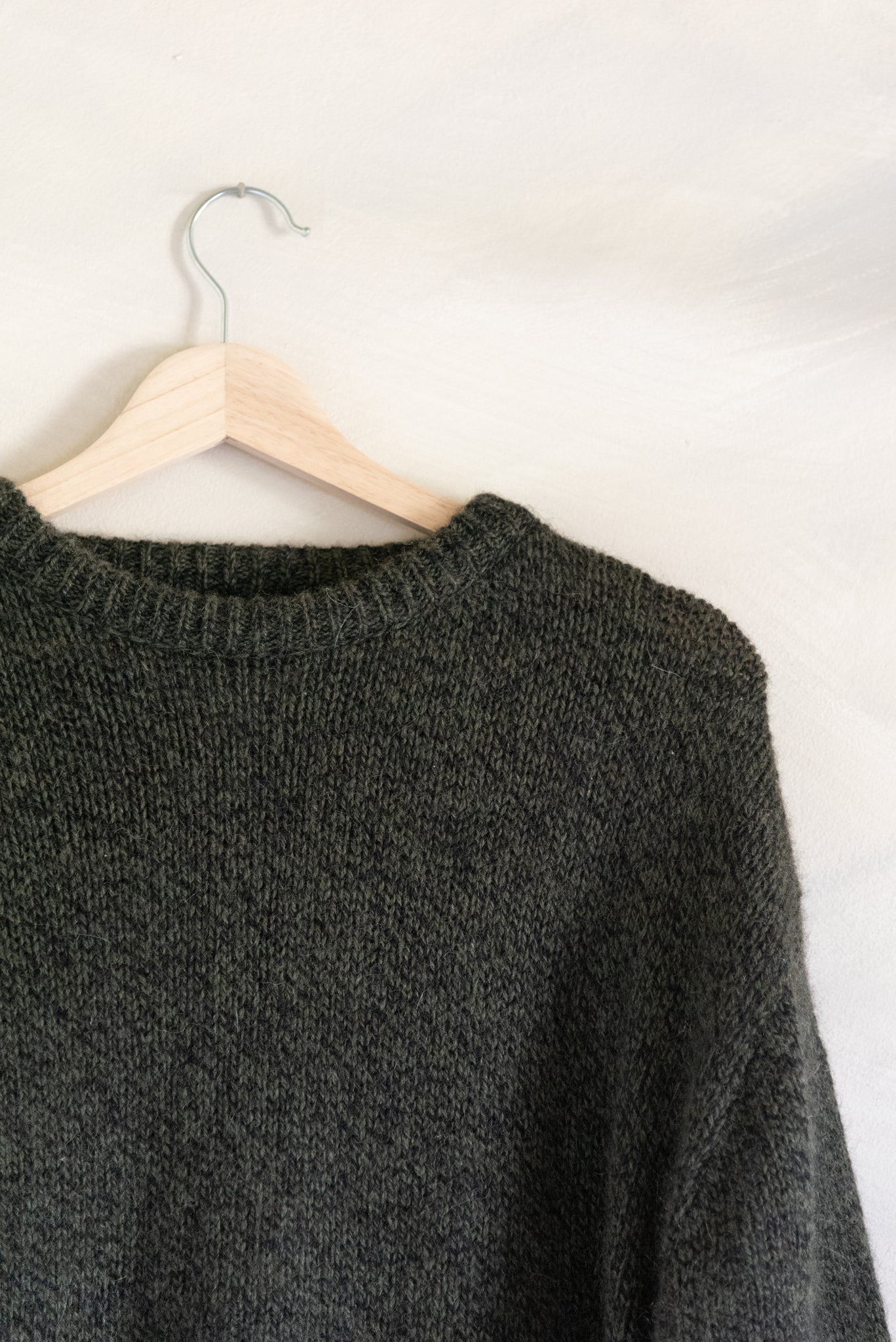 Environmental Clothing Co. Wool Sweater in Green (L)