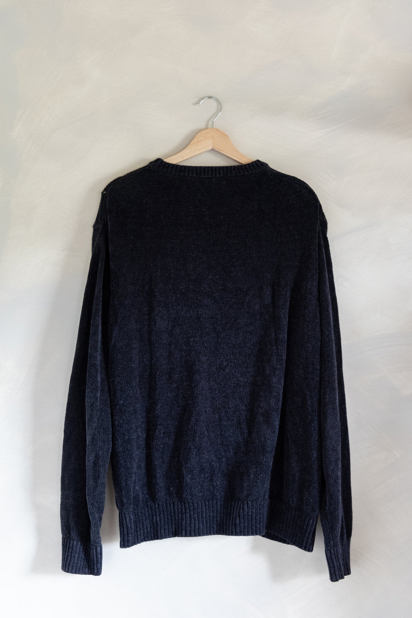 Dockers Chenille Basket Weave Sweater in Navy (XL)