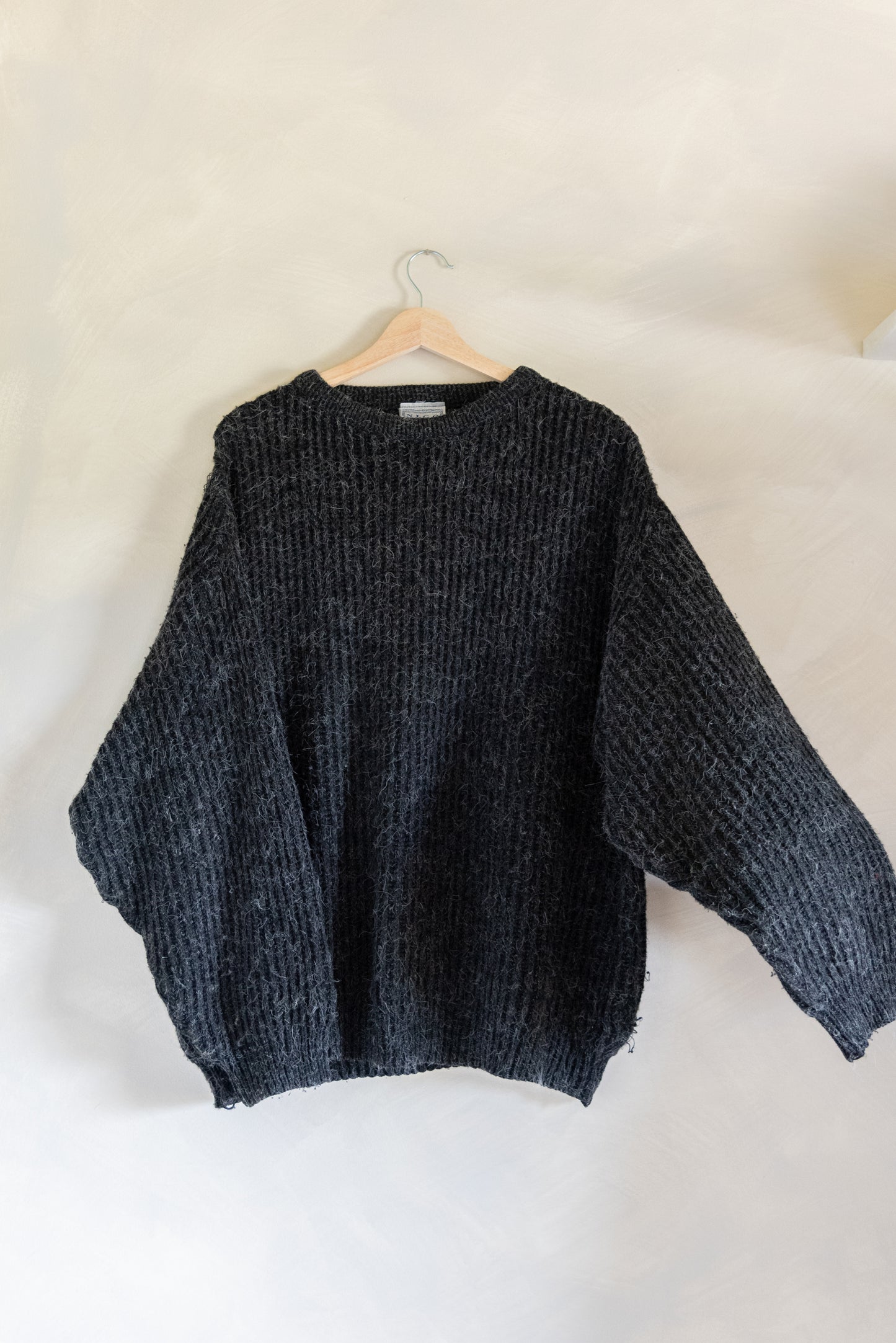 NICO Charcoal Grey Fuzzy Sweater (XL)