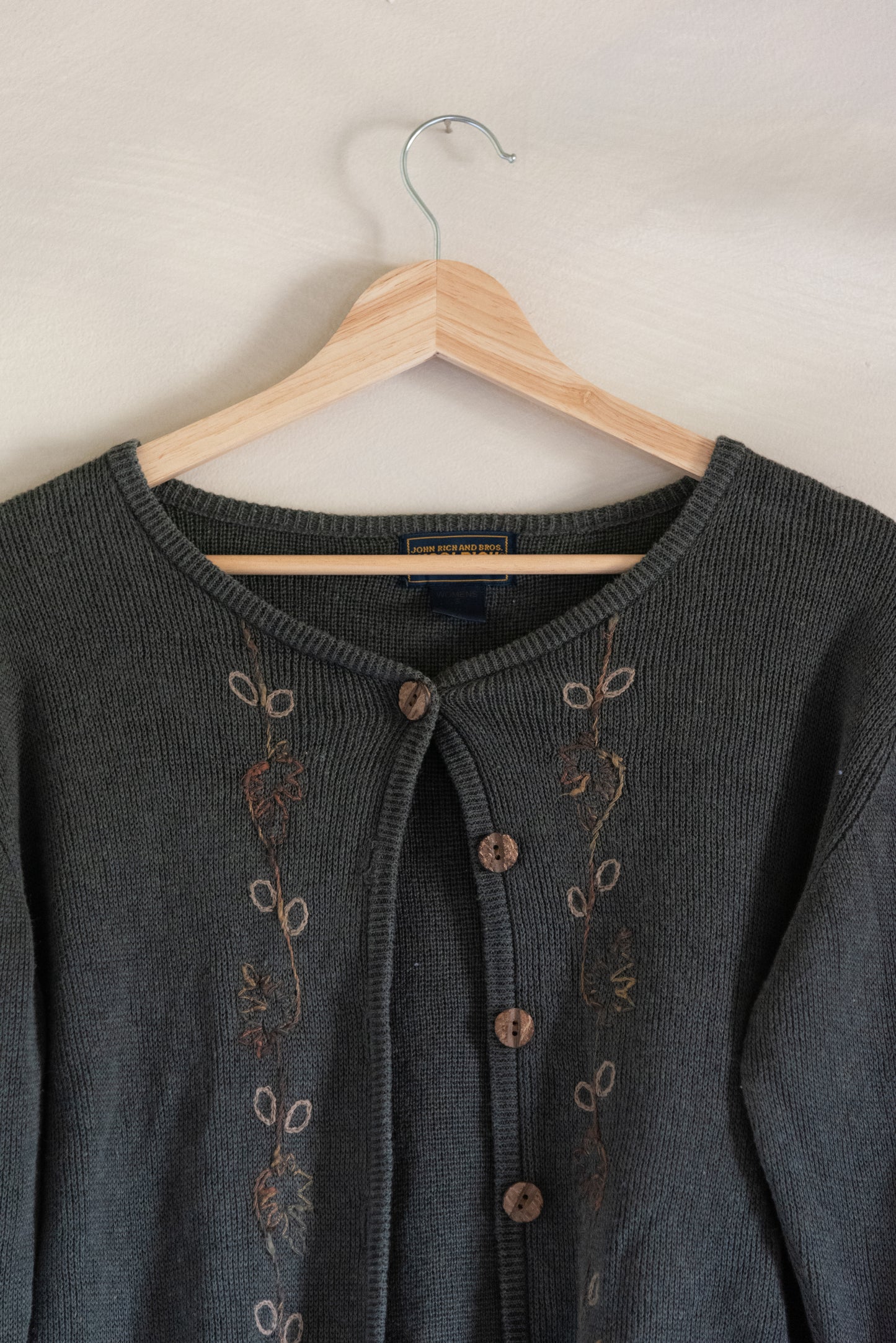 Woolrich Embroidered Fall Cardigan (S)