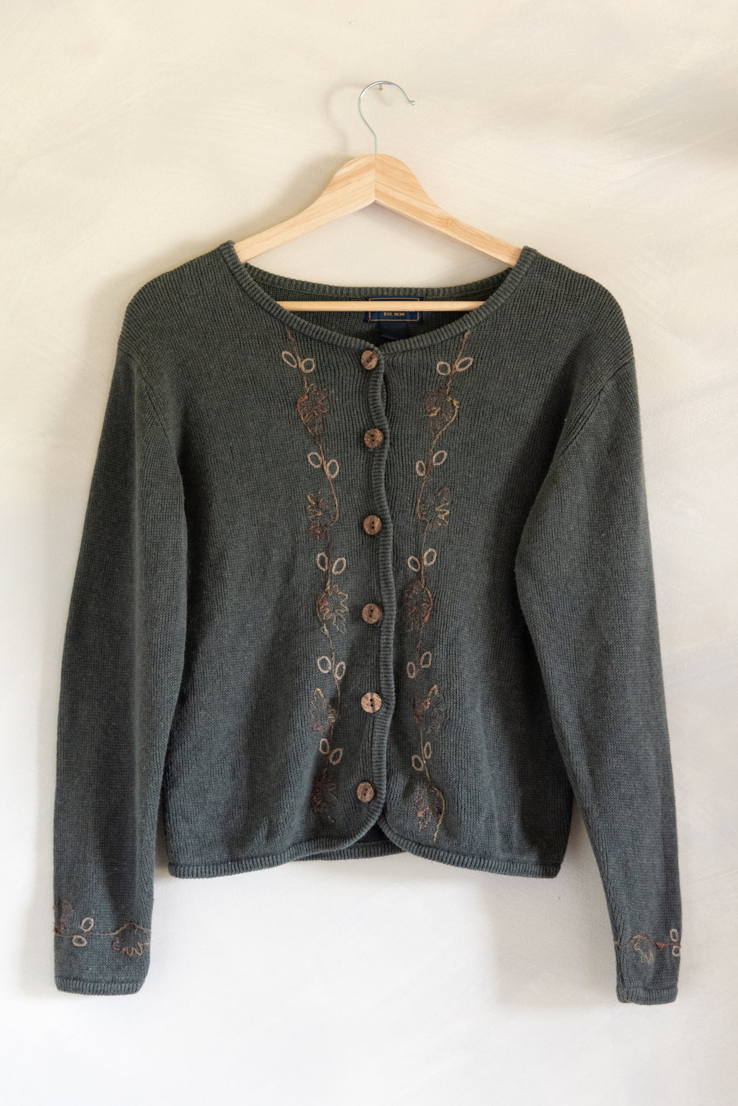 Woolrich Embroidered Fall Cardigan (S)