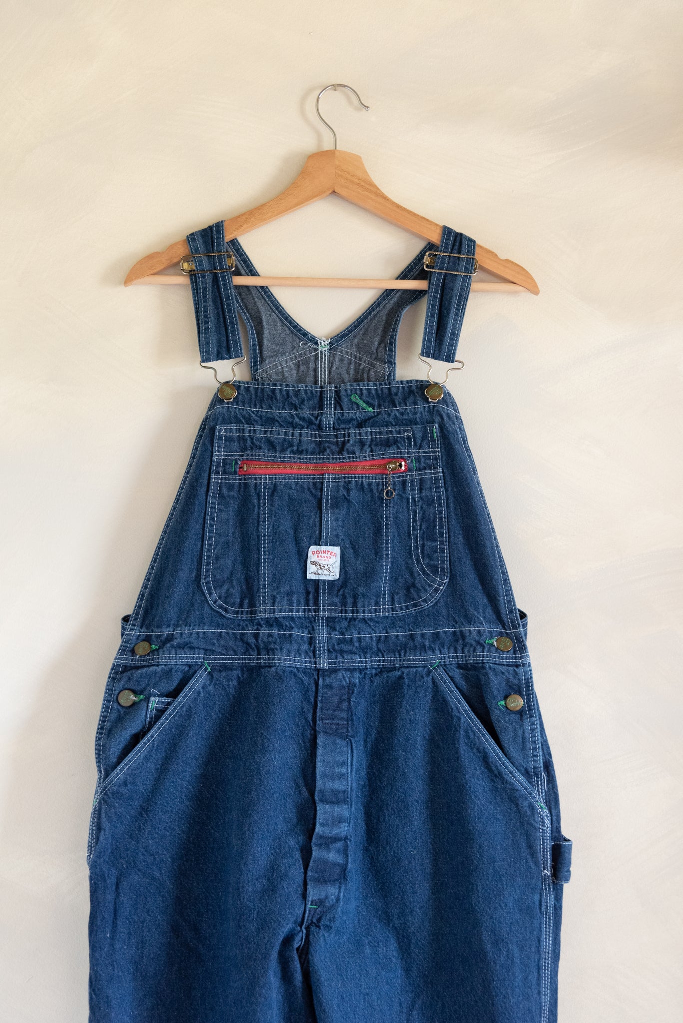 Vintage Pointer Denim Overalls (34x32)