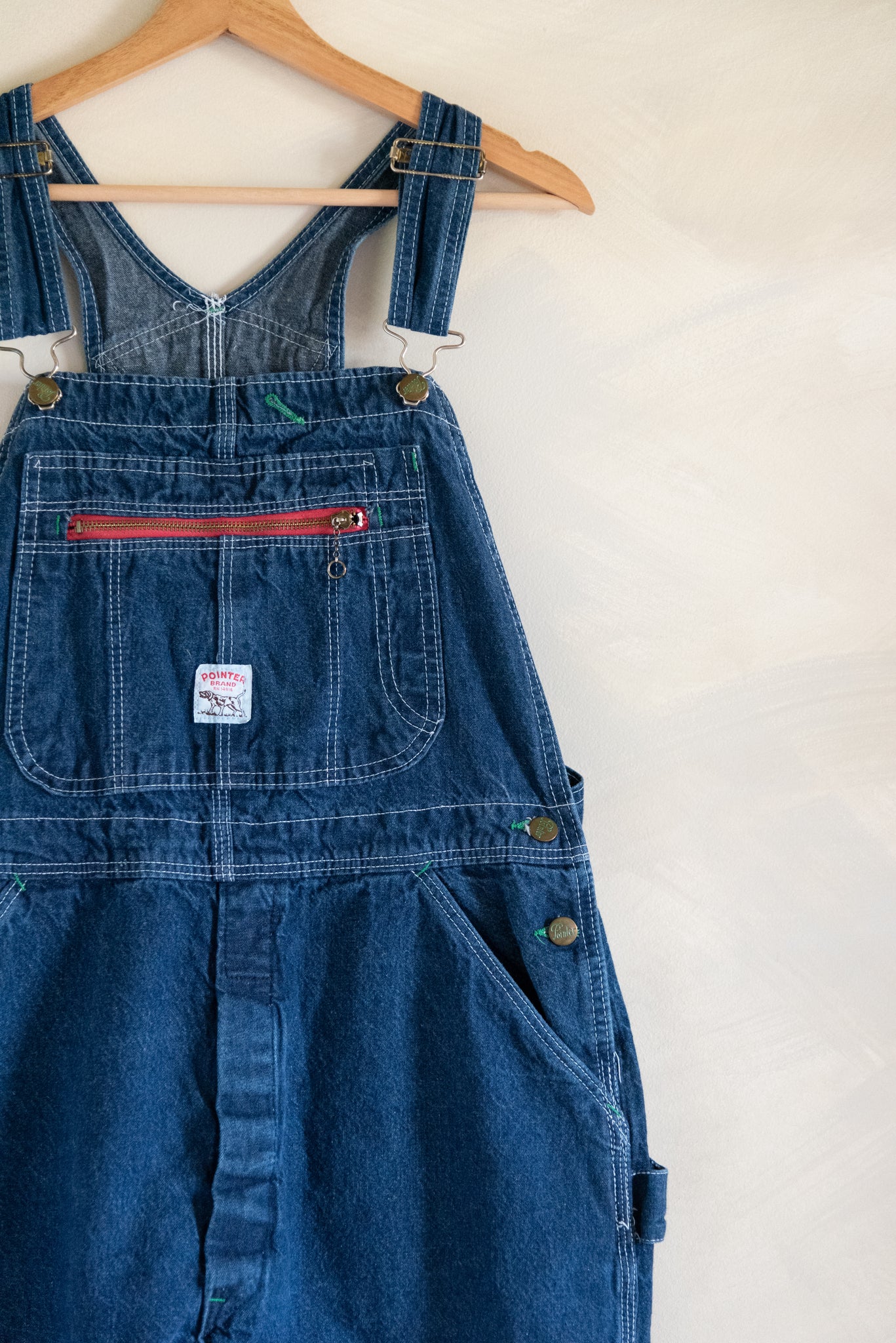 Vintage Pointer Denim Overalls (34x32)