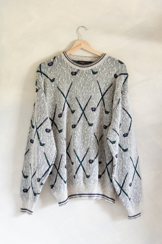 Vintage Golf Sweater (L)